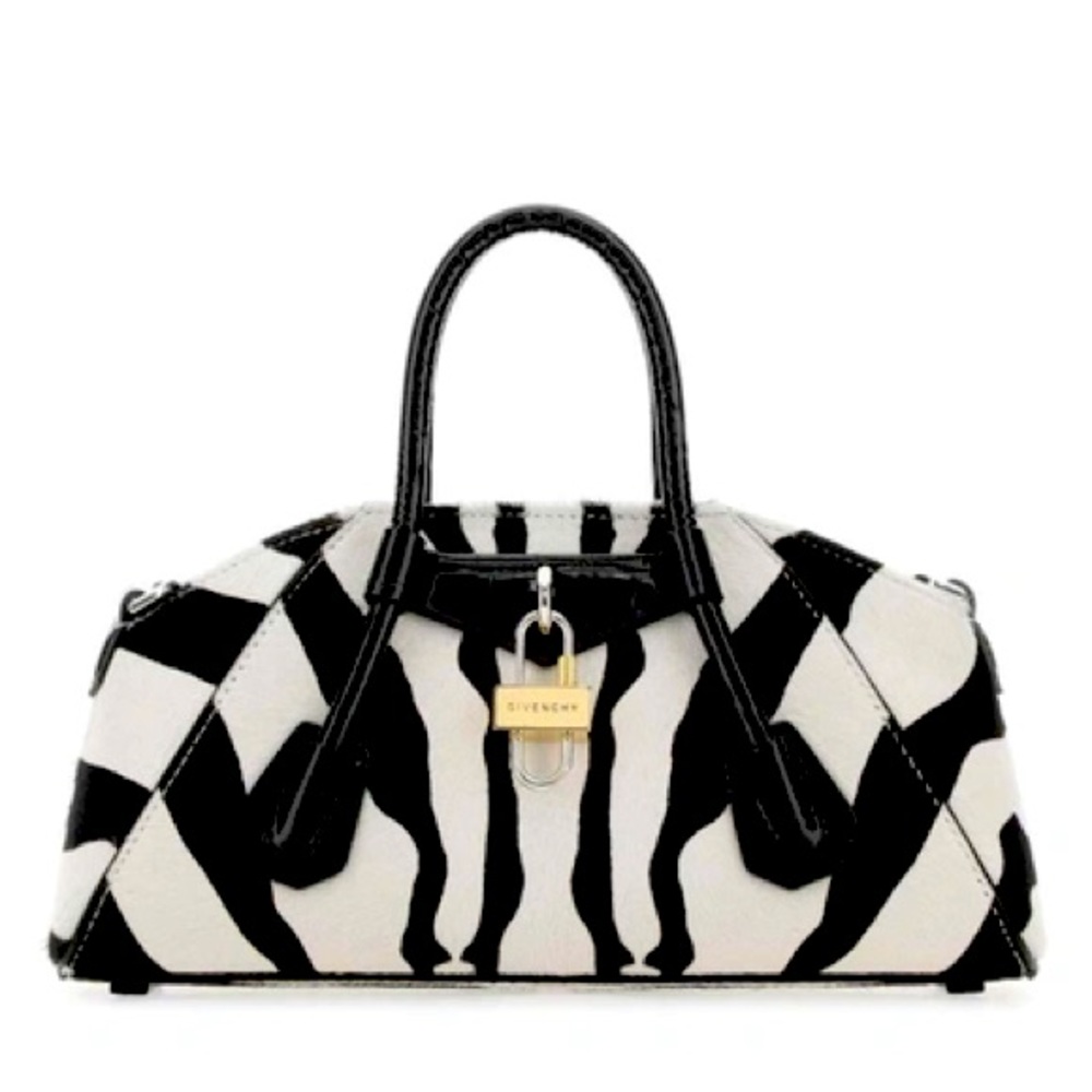 NWOT Givenchy Mini Antigona Stretch Genuine Calf Hair Top Handle Bag